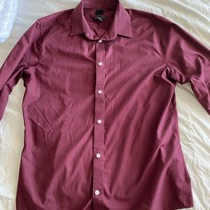 H&M Maroon Dress Shirt